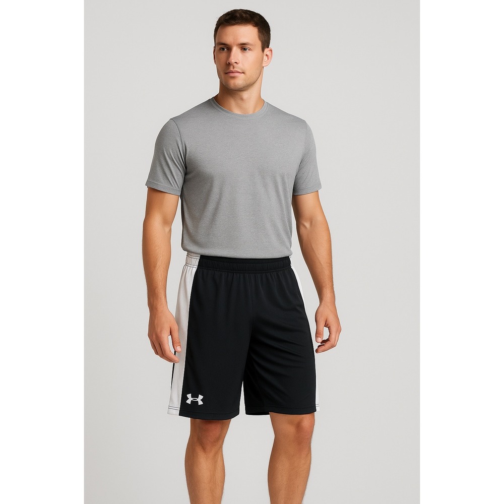 Under Armour Men's‎ Black White Athletic Shorts S/P CH